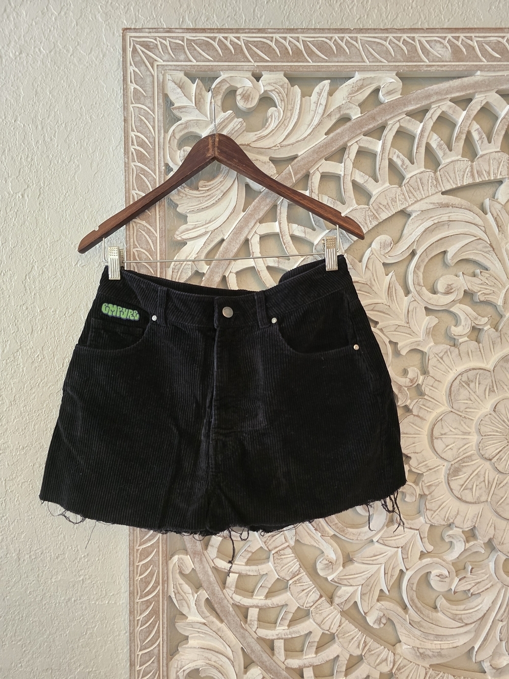 Empyre Tori 90s Women's Vintage Y2K Black Skate Mini Skirt 10 Rare